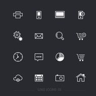 Set of interface icons N3