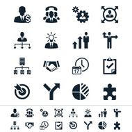 Business and Management Icons N14