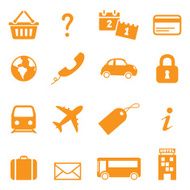 Internet Travel Icons