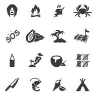 Island Alive Silhouette icons