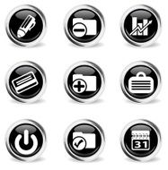 Office vector icon set N3