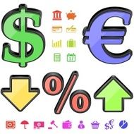 Finance symbols