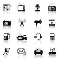 Communication icon set N7