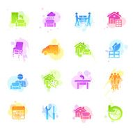 Stains Icons - Furniture Delivery