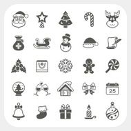 Christmas and Winter icons set N2