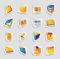 Icons for books and papers