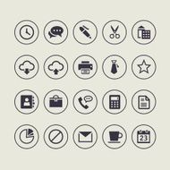 Office and Web Light Icons N4