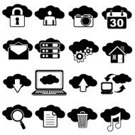 cloud computing icons N4