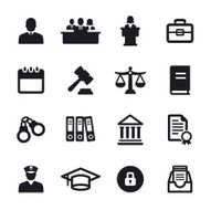 Legal System Icons N2