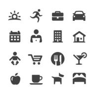 Lifestyle - Daily Life Icons Acme Series