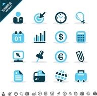 Flat Business UI Icons