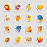 Icons for books and papers N2