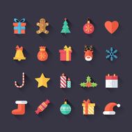 set of christmas icons N14