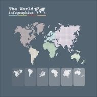 Detail infographic vector World Map and Information Graphics N4