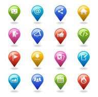 Navigation icons set N3