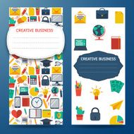 Flat Business Infographic Background N109