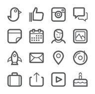 Social Media Icons set 1