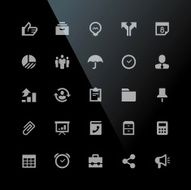 Business metaphor icons N3