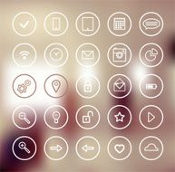 Set of business icons N16