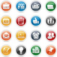 office and business icons N67