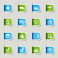 Label - Logistic and Shipping icons