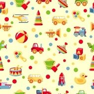 Seamless toys pattern N2