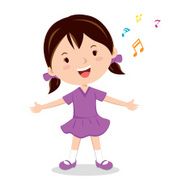 Little Girl Singing N2