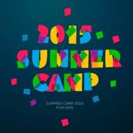Travel themed Summer Camp poster