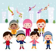 Children singing carols