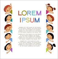 background with children