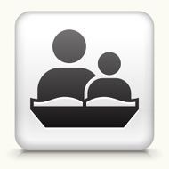 Square Button with Reading for Kids
