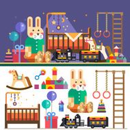 Kids room interior