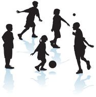 Children Playing Games with Balls