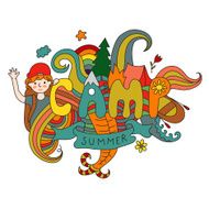 Children&#039;s activities at summer camp