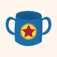 baby cup theme elements