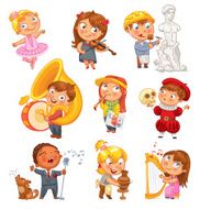 Hobbies Funny cartoon character
