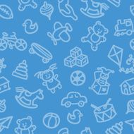 seamless pattern toys