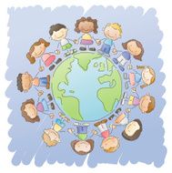 scribbles one world