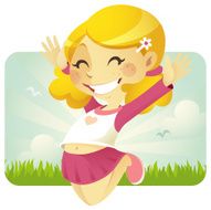 Jump with Joy (Girl)