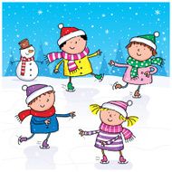 Children Skating