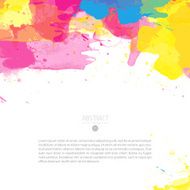 Vector watercolor template N4