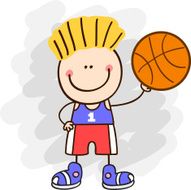 basketball player boy