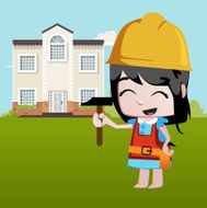 Little Girls - Professions builder