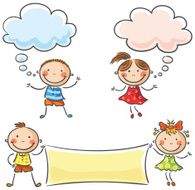 Kids with messages N2