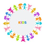 Colorful kids friends image N2