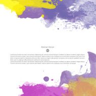 Vector watercolor template N11