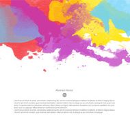 Vector watercolor template N13