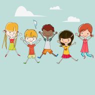 Kids Jumping N3
