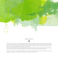 Vector watercolor template N14