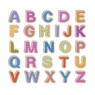 Kid font - alphabet